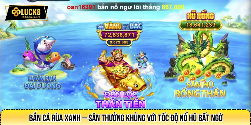 Bắn Cá Rùa Xanh – Săn Thưởng Khủng Với Tốc Độ Nổ Hũ Bất Ngờ