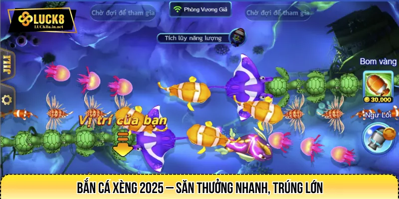 Bắn Cá Xèng 2025 – Săn Thưởng Nhanh, Trúng Lớn