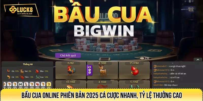 Bầu Cua Online Phiên Bản 2025 Cá Cược Nhanh, Tỷ Lệ Thưởng Cao