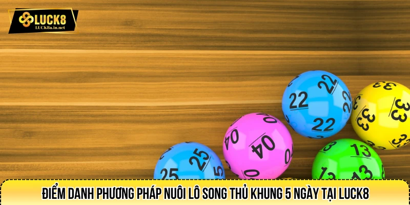 Điểm danh phương pháp nuôi lô song thủ khung 5 ngày tại LUCK8