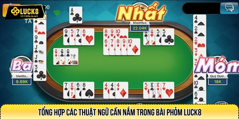 Tổng hợp các thuật ngữ cần nắm trong bài phỏm LUCK8