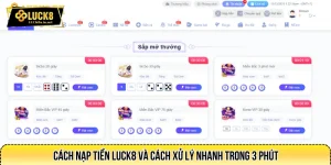 Nạp tiền LUCK8